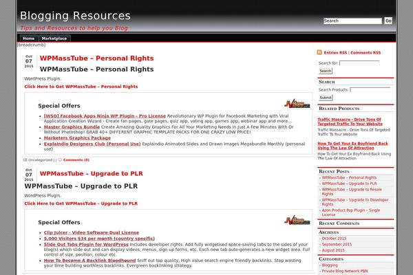 alibi theme site design template sample