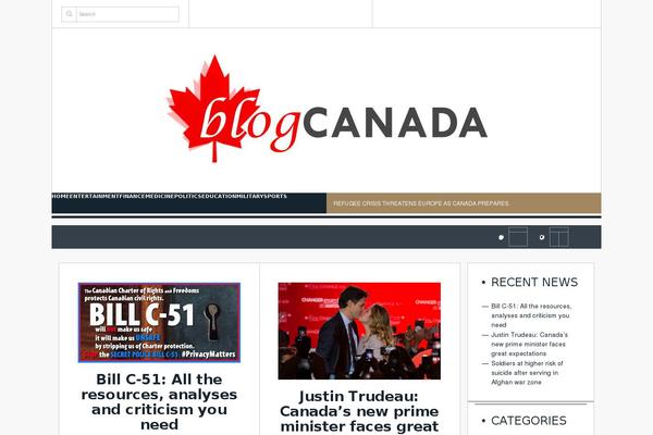 bloggingcanadians.ca site used Saab