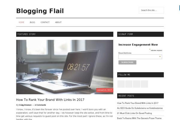 Magazine Pro theme site design template sample