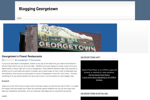 blogginggeorgetown.com site used Newbusiness