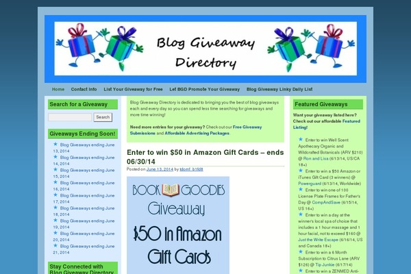 bloggiveawaydirectory.com site used Wisteria-trellis
