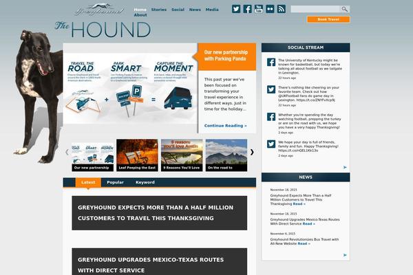 bloggreyhound.com site used Greyhound