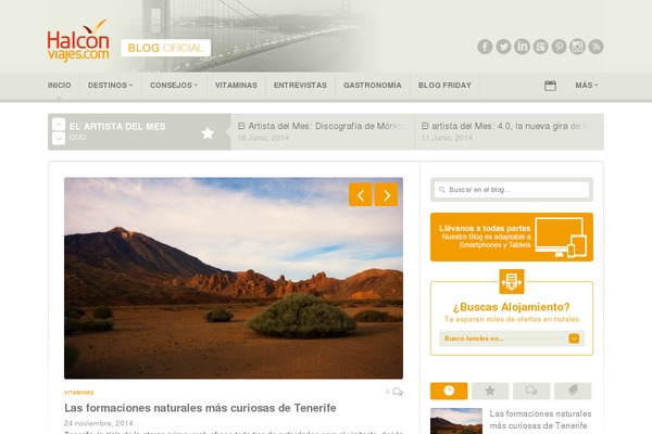 bloghoteleshalconviajes.com site used Bloghalconviajes
