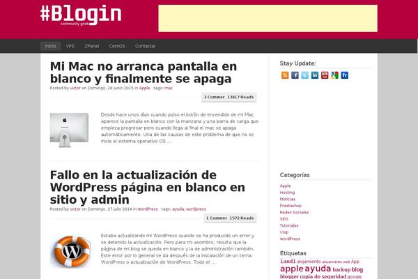 blogin.com.es site used Whimag