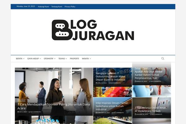 blogjuragan.com site used Magbook