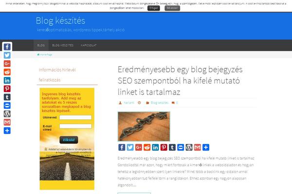 WordPress website example screenshot