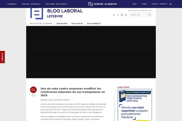 bloglaboral.es site used Hglegal