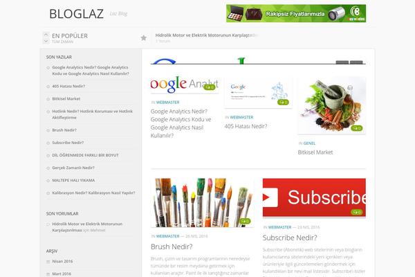 bloglaz.com site used Biruc