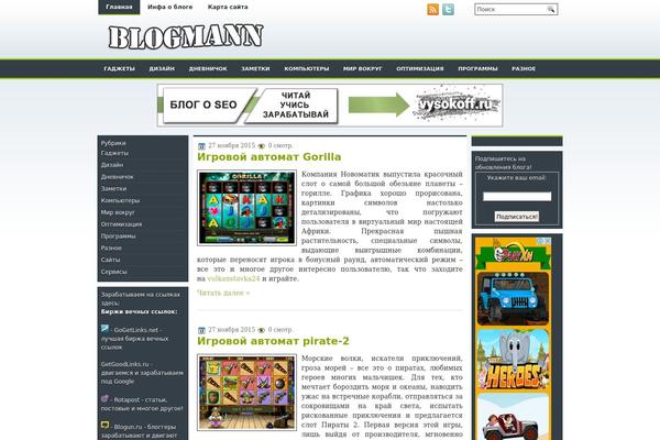blogmann.ru site used Blogmann