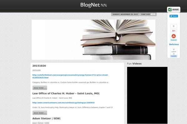 WordPress website example screenshot