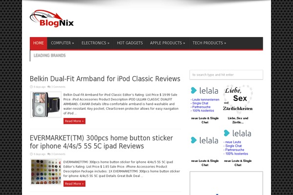 Jarida theme site design template sample