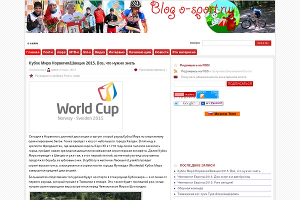 WordPress website example screenshot