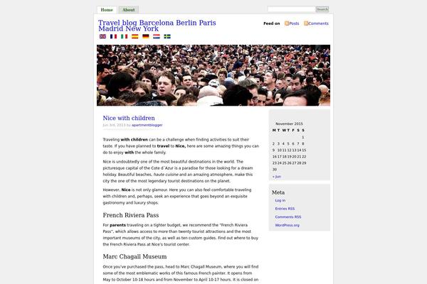 WordPress website example screenshot