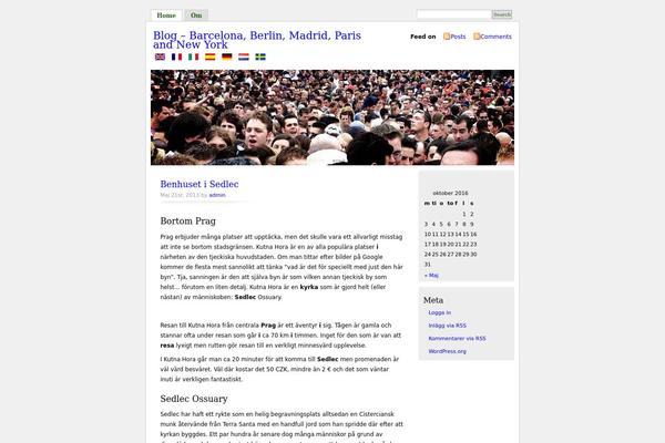 WordPress website example screenshot