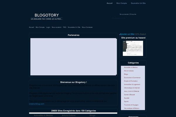 blogotory.com site used Blogotory