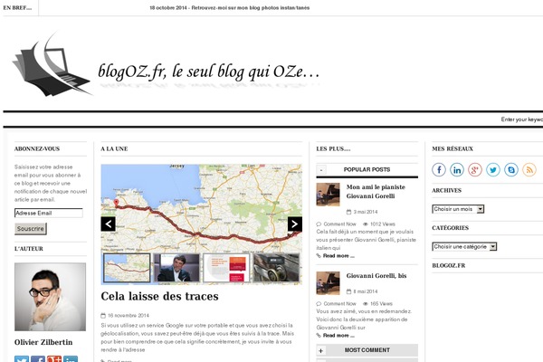 blogoz.fr site used Passion-2.0.4