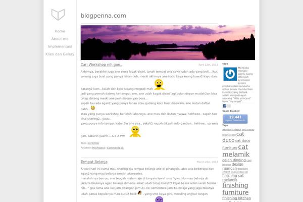 blogpenna.com site used Just-lucid