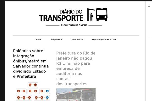 blogpontodeonibus.wordpress.com site used Diario-do-transporte