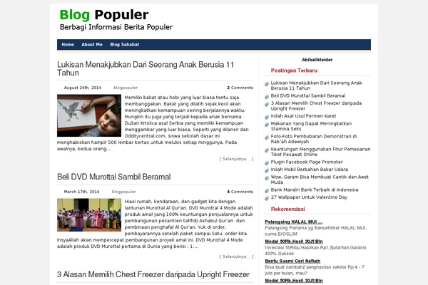 blogpopuler.com site used Tricks-theme-2