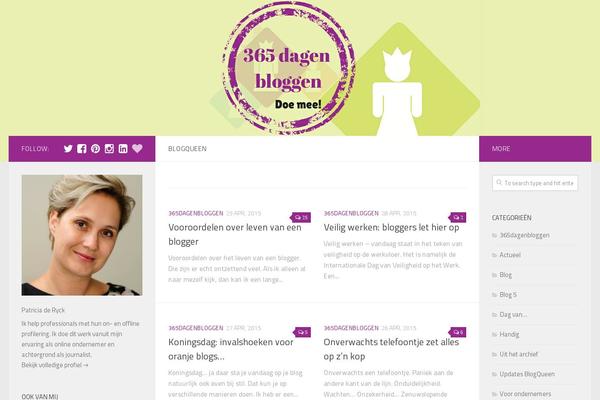 Hueman theme site design template sample