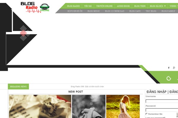 Hueman theme site design template sample