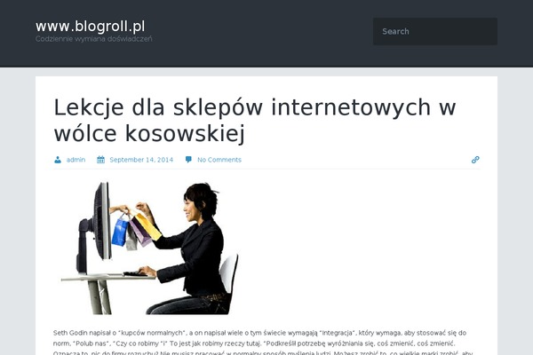 blogroll.pl site used Healthexx