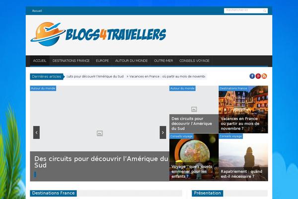 blogs4travellers.fr site used Blogs4travellers