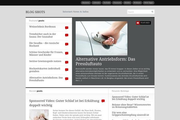 blogshots.de site used Protuts