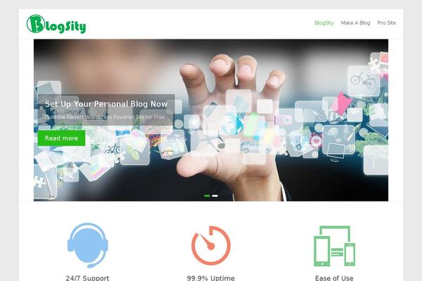 WordPress website example screenshot