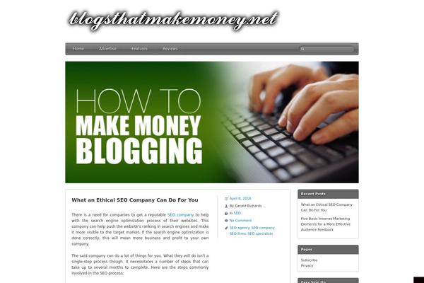 Twenty Fifteen theme site design template sample