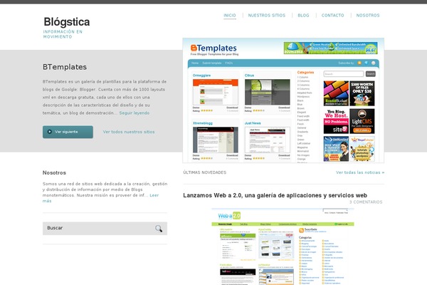 blogstica.com site used Yourfolio
