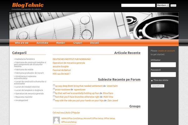 WordPress website example screenshot