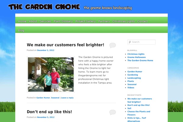 Twenty Eleven theme site design template sample