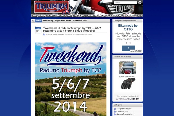 blogtriumphchepassione.com site used I2theme-1-0-midnightblue-right