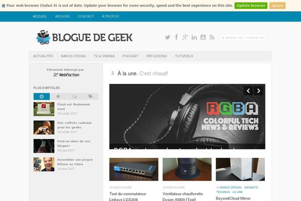 bloguedegeek.net site used Bloguedegeek-v3