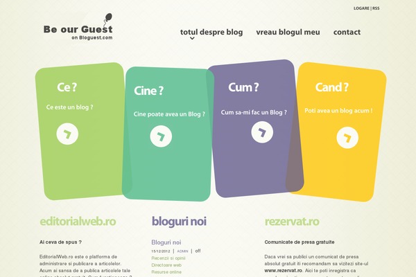 Canary theme site design template sample