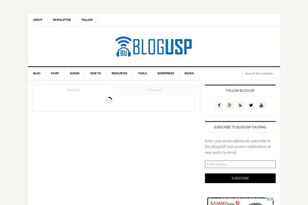 blogusp theme websites examples