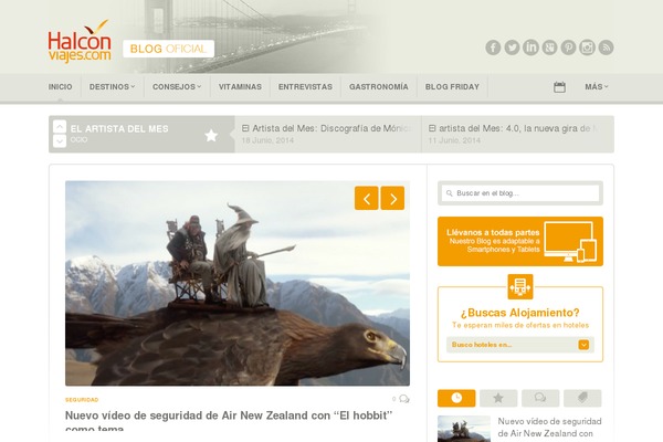 blogvueloshalconviajes.com site used Bloghalconviajes