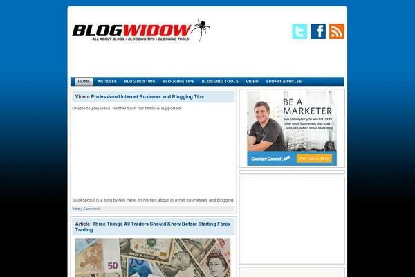 blogwidow.com site used Blogwidow