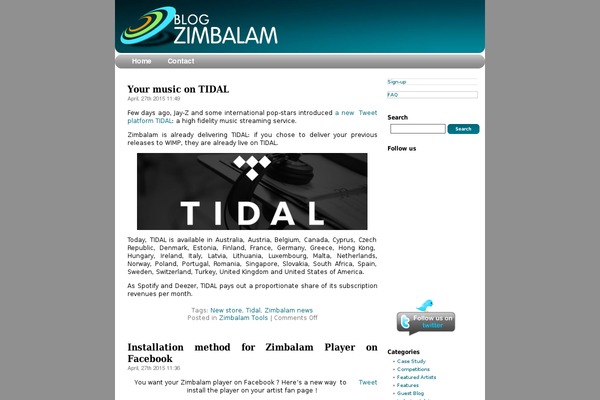 WordPress website example screenshot