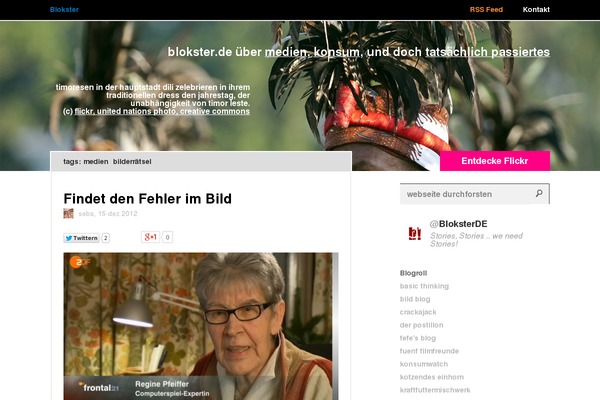 WordPress website example screenshot