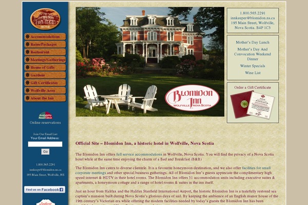 WordPress website example screenshot