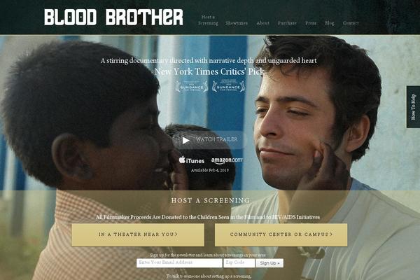 bloodbrotherfilm.com site used Bloodbrother
