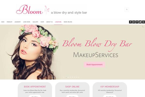 bloomblowdrybar.com site used Fame