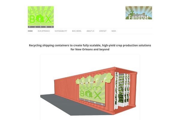 Twenty Twelve theme site design template sample