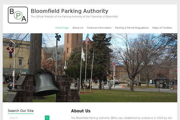 Spacious theme site design template sample
