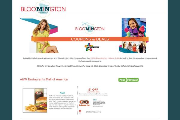 bloomington-coupons.com site used Divi Child