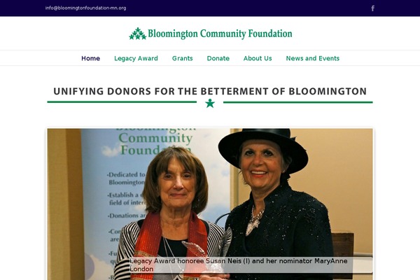WordPress website example screenshot