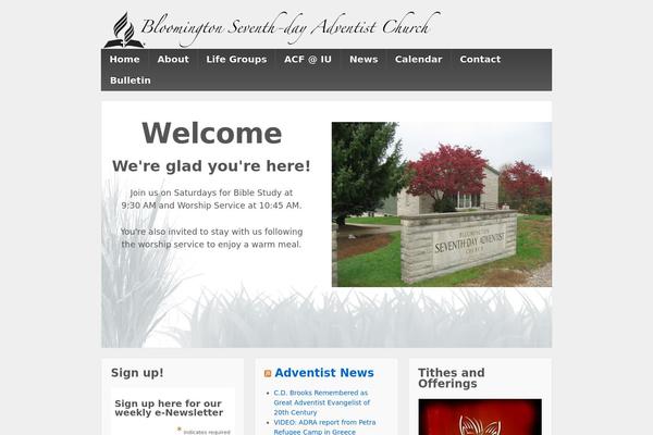 WordPress website example screenshot