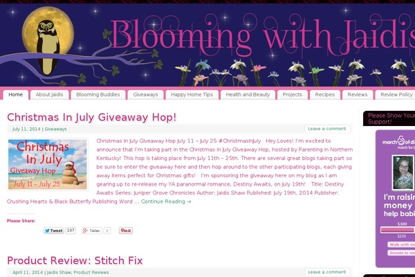 WordPress website example screenshot